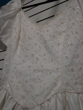 80s Wedding Gown